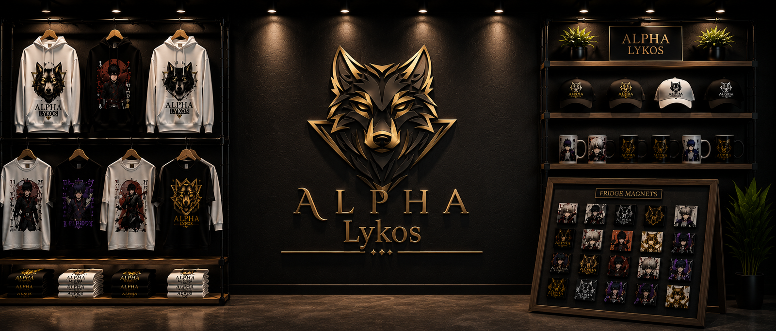 Alpha Lykos Premium Oversize Unisex T-Shirt