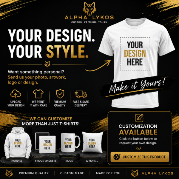 Alpha Lykos Premium Oversize Unisex T-Shirt