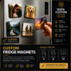 Custom Fridge Magnets – Set of 10
