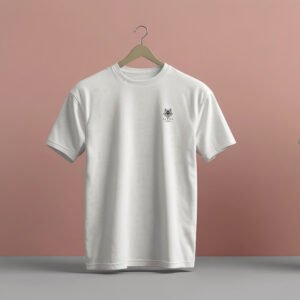 Alpha Lykos Signature Plain regular fit round neck T-Shirt